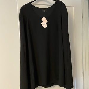 Black Cape Dress by Nasty Gal